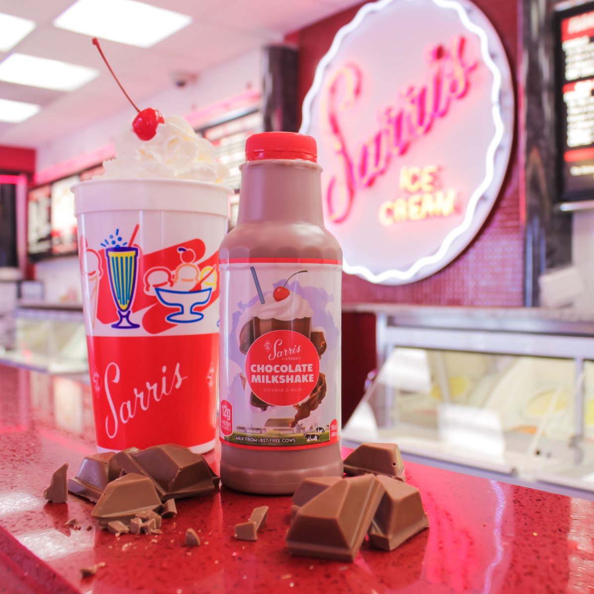 Schneider's Dairy (@schneidersdairy) on Twitter photo We’ve teamed up with the sweetest company in Pittsburgh to bring you the ultimate summer treat - a <a href="/Sarris_Candies/">Sarris Candies</a> Chocolate Milkshake!
- Made with real Sarris chocolate
- Limited Edition
- Available 7/2
- Pints only We’ve teamed up with the sweetest company in Pittsburgh to bring you the ultimate summer treat - a <a href="/Sarris_Candies/">Sarris Candies</a> Chocolate Milkshake!
- Made with real Sarris chocolate
- Limited Edition
- Available 7/2
- Pints only