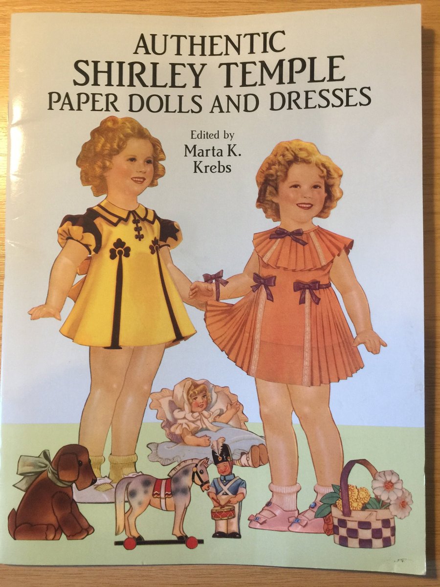 shirley temple paper dolls in full color