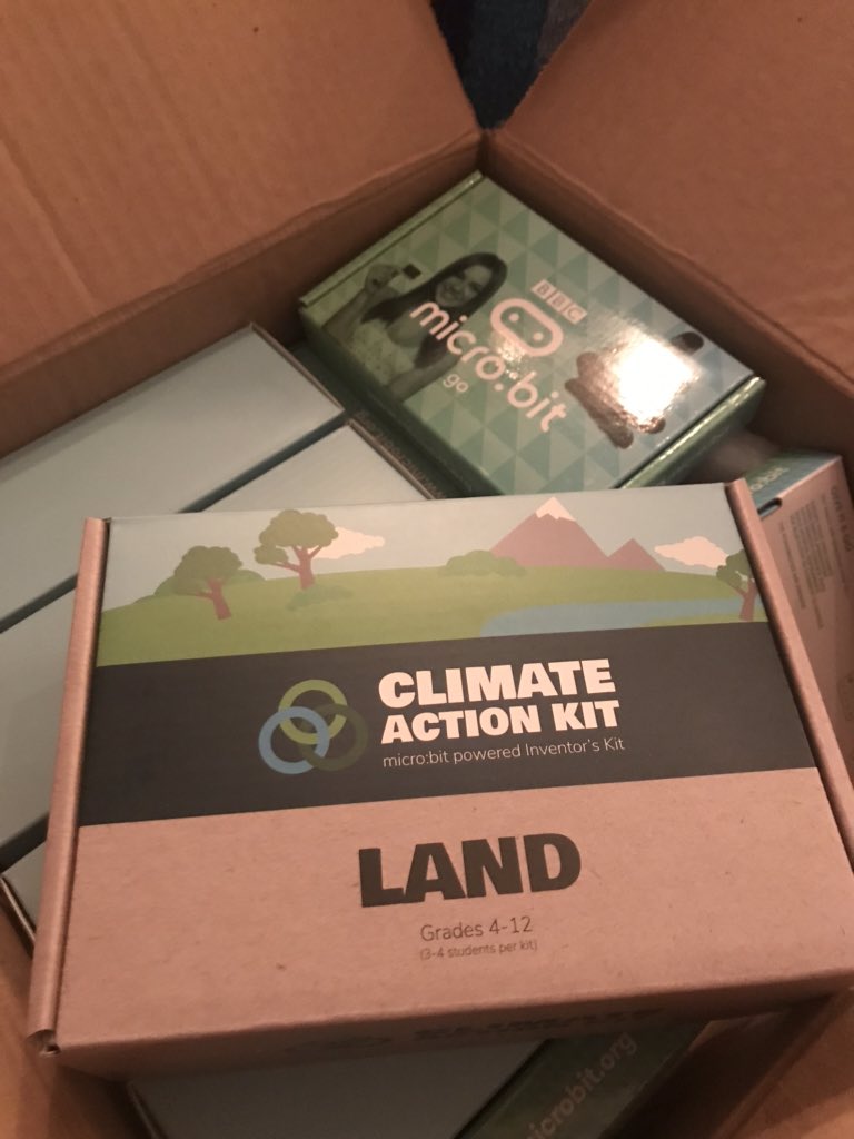 MrBasualto's tweet image. Microbits & Climate Action Kits are on their way to students in Kenya! Thanks to @otffeo for funding this project in partnership with @lewa_wildlife. The goal is to build global relationships among students that fosters innovation and international collaboration #TDSB