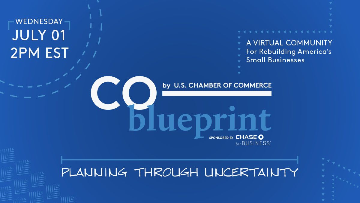 growwithco's tweet photo. RSVP for the next #COBlueprint on July 1! Our upcoming session will focus on how business owners can chart a course to recovery and start rebuilding in the weeks &amp; months ahead. Register here: https://t.co/0ymdgk5UgB #reopening https://t.co/eF1lqMJBdx