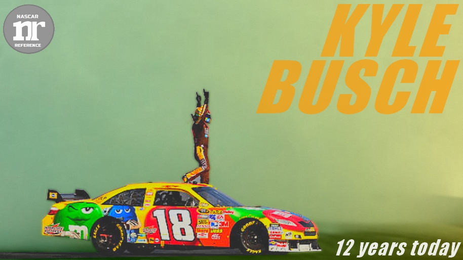NrReference's tweet photo. 12 years today that @KyleBusch won at @RaceSonoma . #NASCAR #KyleBusch #nascarfoxsports https://t.co/byr0E3gFjl