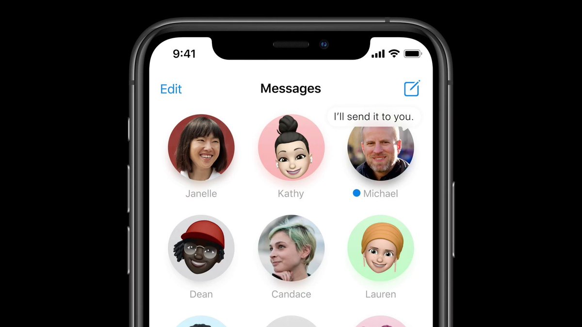 iMessage- Pinned conversation, marks your important person you love- Direct replies, hit reply each sentences you prefer to answer- Mention feature, You want you let him kow directly in the chat. DO IT, mention them
