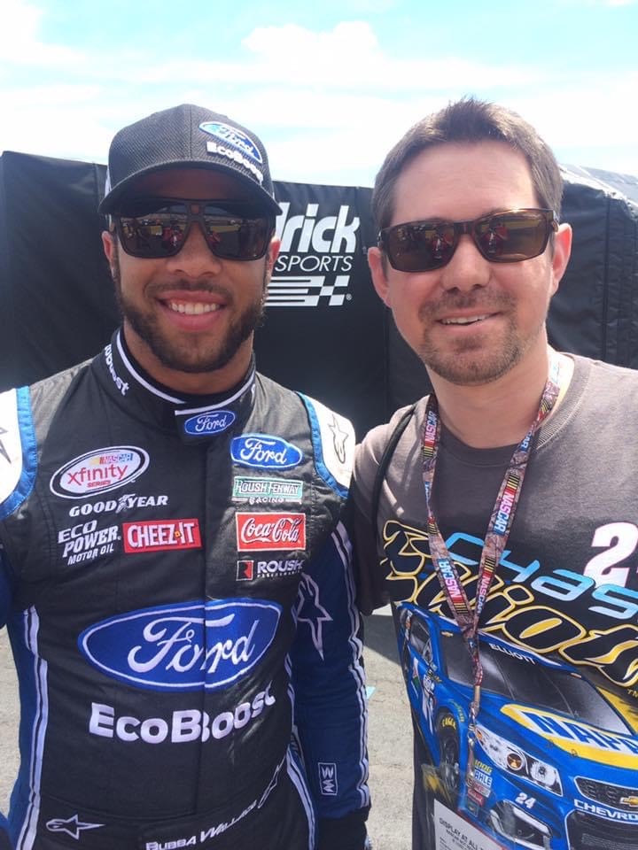 For Bubba to take time for a guy like me after the biggest announcement of his racing career meant a lot. Over the next few years I also got garage passes at  @CLTMotorSpdwy and every time I would find Bubba just to say hello and he would always ask how I was doing, every time.