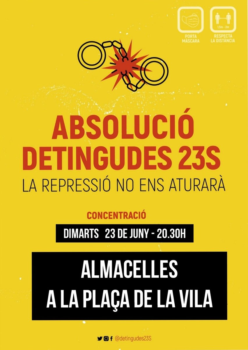 Les urpes de l'estat psicòpata mogudes per una fam desbordada de repressió i submissió tornen a agredir-nos!!!

Tres companyes més han rebut l'acusació de terrorisme amb l'agreujant de "ser amiga dels seus amics" i de tenir un afany de suport front les represaliades.