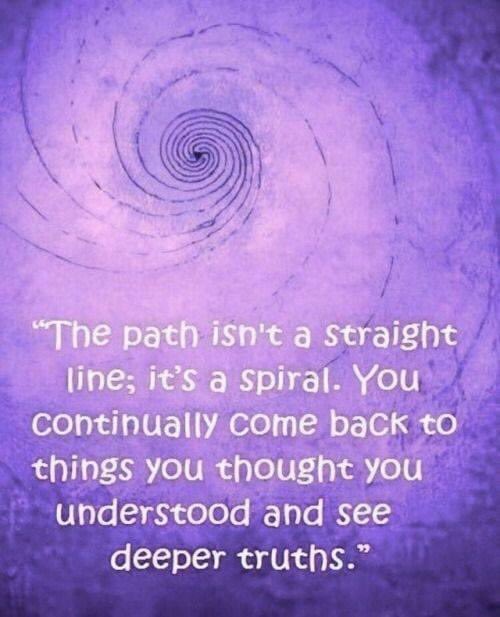 AlignedClimb's tweet photo. Regression is part of the path. We only heal bits and pieces at a time. Rather than asking “why are we revisiting this again” or thinking “I thought we were over this” honor yourself for coming back for even more healing #healing #trauma #innerchild #myclimb https://t.co/ksnphyZndA