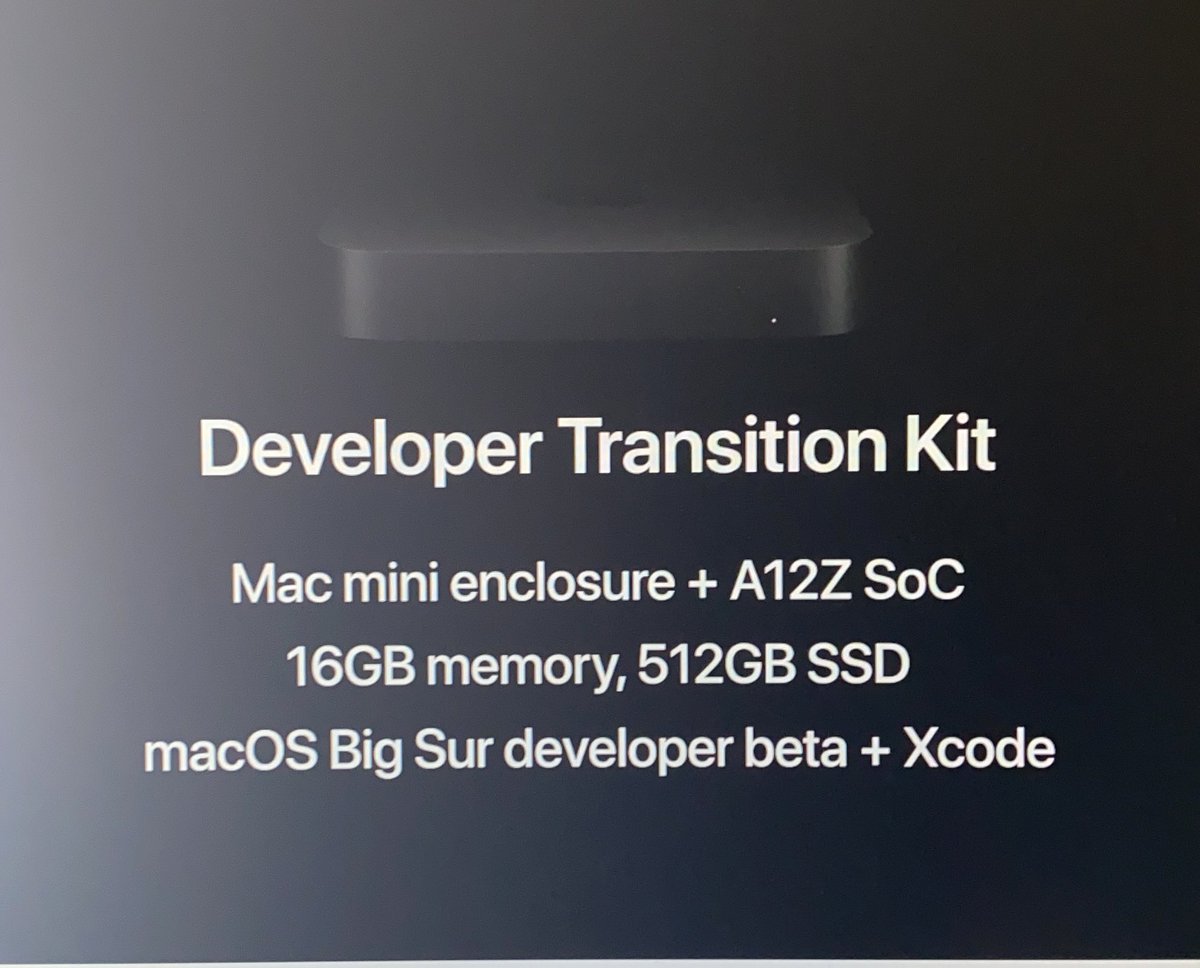 Quick Start program being launched to help devs port apps quickly to Apple OS which includes a Developer Transition Kit. Devs can apply for the program starting today  #WWDC20  