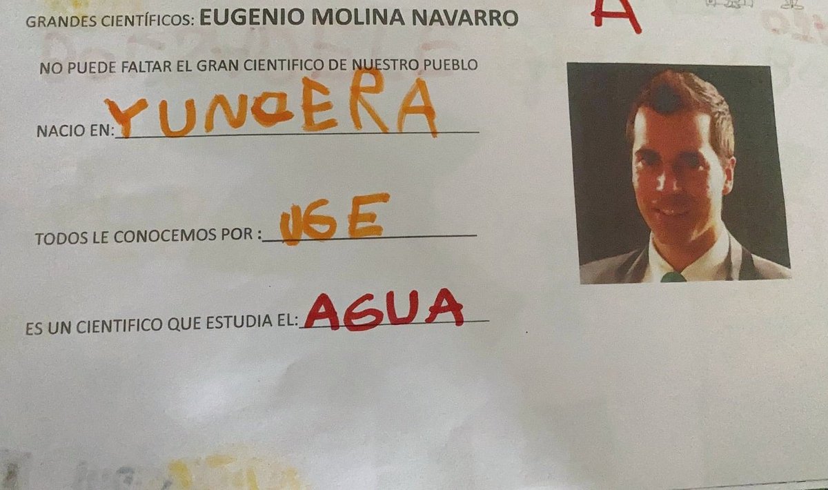 La científica es una carrera de fondo. A veces, te planteas abandonar. Pero siempre hay algo que te ayuda a seguir. Gracias a las maestras de infantil de mi pueblo por este regalo y a sus chic@s por recibirme con tanto cariño.
#Ciencia #Investigación #Divulgación #ScienceFluencer