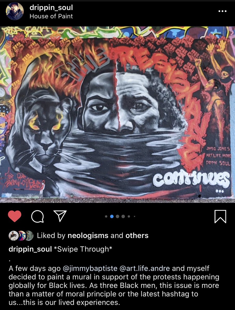 Let’s talk about the ongoing persistence of Anti-Black racism in Ottawa’s art world. Specifically, graffiti & street artA couple of weeks ago, local artists Kalkidan Assefa, Jimmy Baptiste, & Allan André collaborated on a mural honouring past, present & future Black resilience