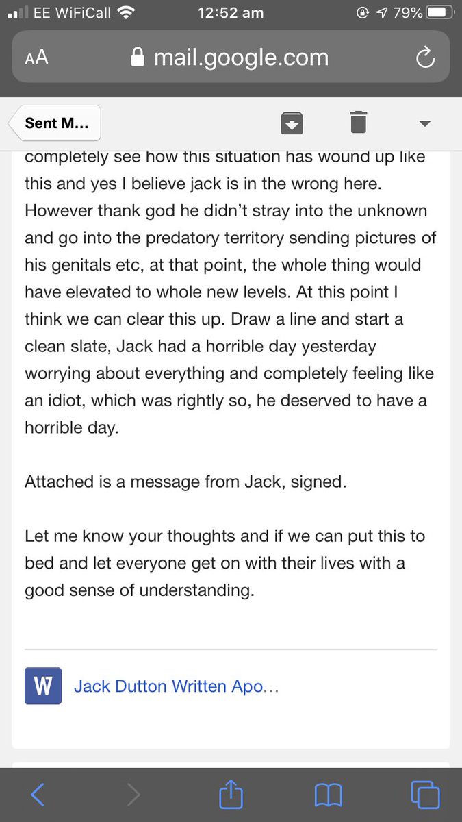 We did this by contacting his manager at the time he was in Lotus Eater. This was his response. Please note, this was dated 25th November 2019.