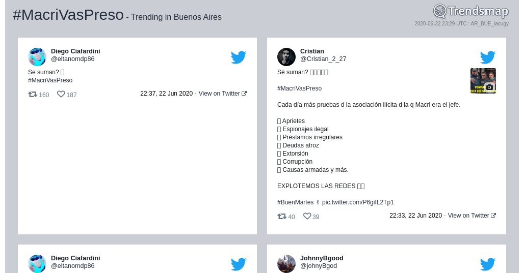 #macrivaspreso es ahora una tendencia en #BuenosAires

trendsmap.com/r/AR_BUE_iacugy