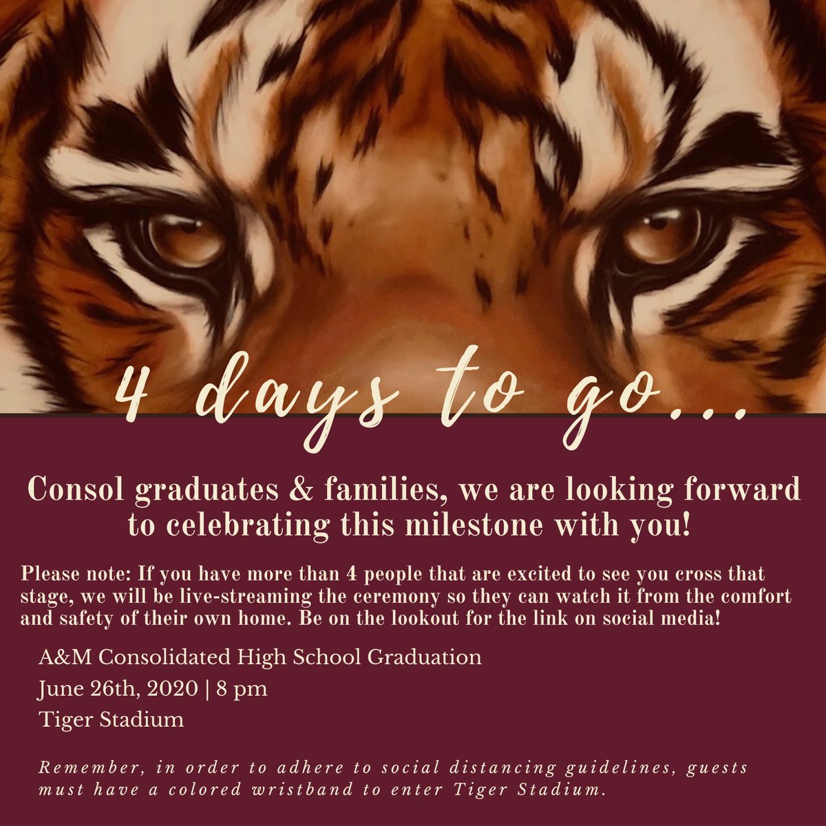 gwenelder's tweet photo. We are excited that  graduation is near.  @amchsweb #AMCHSBetterTogether https://t.co/sH3x8lBxsg