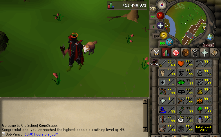 unique_accounts's tweet photo. RSN:  "Bob Vance" - A completely maxed 73 combat UIM at 50-99-1 with 1 prayer. ~5,800 total hours played.  AFAIK, this is the first 1 def/1 pray UIM to max.  Keep the submissions/tipoffs coming😎 https://t.co/3x4gUMNEB2