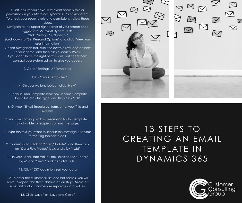 Cust_Consulting's tweet image. Creating email templates for your Microsoft Dynamics 365 environment saves you a lot of time.

This prevents you from having to re-create multiple email messages and helps you forgo redundant tasks.

#microsoft #dynamics #timesave #email #template