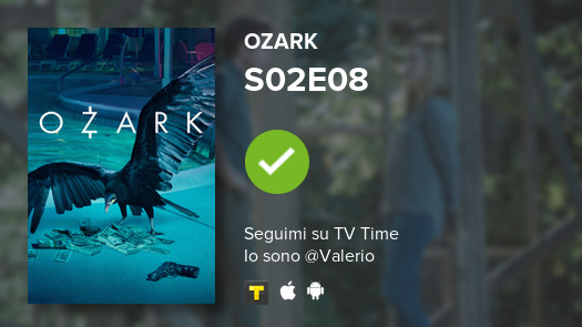 CVal9's tweet photo. I've just watched episode S02E08 of Ozark! #ozark  #tvtime https://t.co/elNNU7EjEK https://t.co/qctriYb1R2