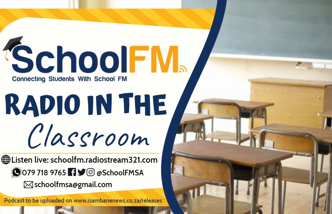 TvetRadioSA's tweet photo. Umsakazo wabafundi i-School FM ukwethulela uhlelo olubizwa nge Radio in the Classroom ngenhloso yokulekelela abafundi ezifundweni zabo.

Loluhlelo luzoqoshwa luphinde lusakaze bukhoma ku https://t.co/OjwUvAp3r8 https://t.co/bd47KKnFYG
