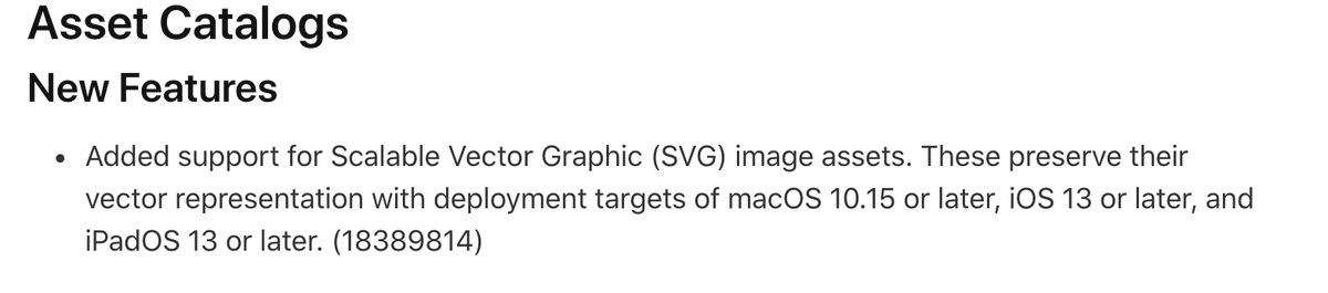mtynior's tweet image. SVG image assets!!!
#WWDC #WWDC20 #Xcode12 #Xcode #SwiftLang #SwiftUI