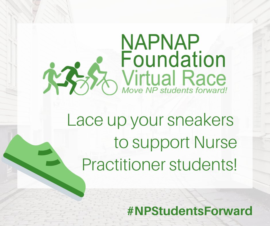 NAPNAP's tweet photo. Join the race today and support advanced practice pediatric nursing students! #NPStudentsForward
https://t.co/Z0dVQ0FMmV https://t.co/KhKTBcPMbE