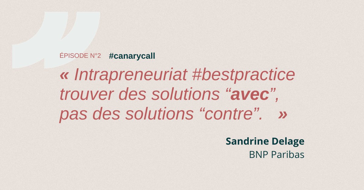 canary_call's tweet image. Episode 2 : Partage de bonnes pratiques sur l' #intrapreneuriat #4good par @SANDDELA de @BNPParibas @Intra4Good #foranewbusinesssoul #canarycall #podcast #PositiveVibes #Intrapreneurs4Good #positiveimpact #Intrapreneurs

podcasts.apple.com/fr/podcast/can…

shows.acast.com/canary-call/ep…