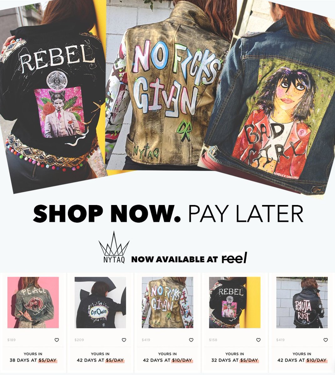 ShopNYTAQ's tweet photo. ๐ฃ NYTAQ joined the @joinreel family through a partnership offered by our amigas @WeAllGrowLatina in efforts to support & highlight Latinx biz ๐ช๐ฝ
โฃ
Now YOU can shop NYTAQ & other Latina brands w/o ๐จ๐ถ๐ช๐ญ๐ต & ๐ต๐ฉ๐ฆ ๐ฅ๐ฆ๐ฃ๐ต!โฃ
#LatinxsCreate #ShopHerArt #shopsmall #NYTAQ โ https://t.co/BuoftrLV47