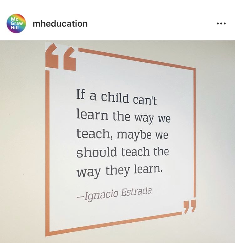 Our students can probably give us some insight into how they learn best