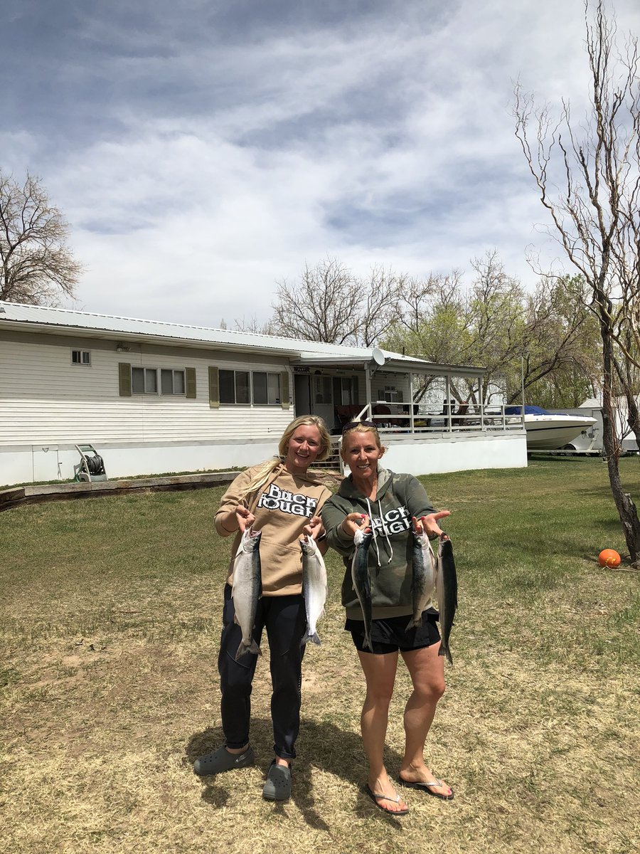 Always representing #bucktough! Seems to be good luck for us on the lake!! 🎣