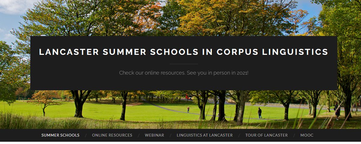 For those interested in corpus linguistics, to celebrate our #LancsSS20, we have prepared many different corpus resources for you to check out. There are software, readings, lectures, a walking tour, and even one Wizard! All available at wp.lancs.ac.uk/corpussummersc…. <a href="/CorpusSocialSci/">CASS</a>