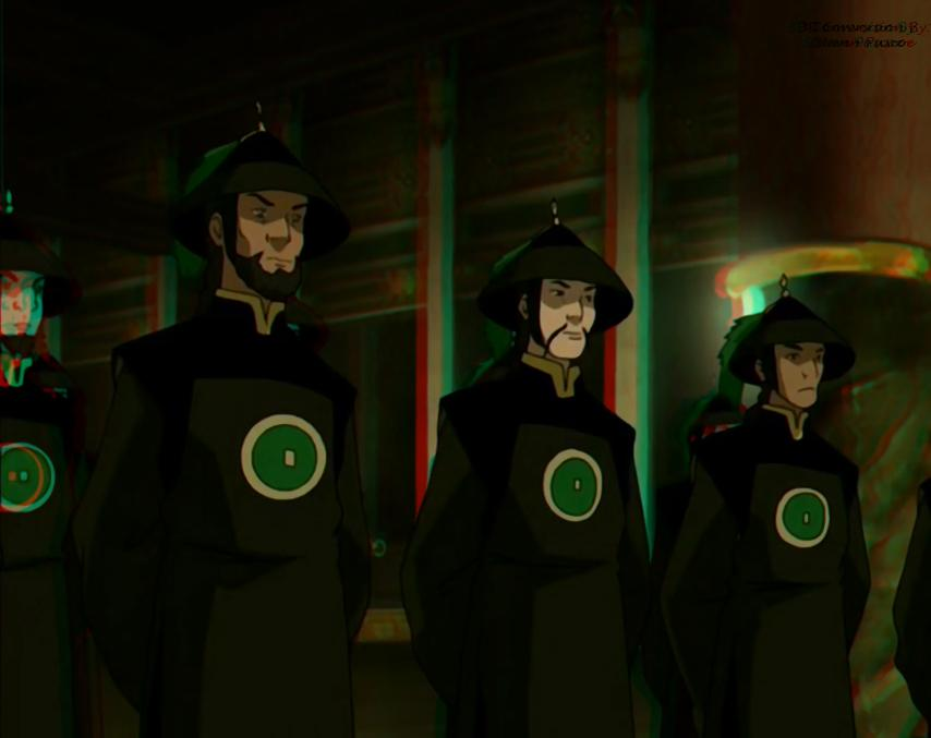 16. Kyoshi warriors, Dai Li agents or Equalists?