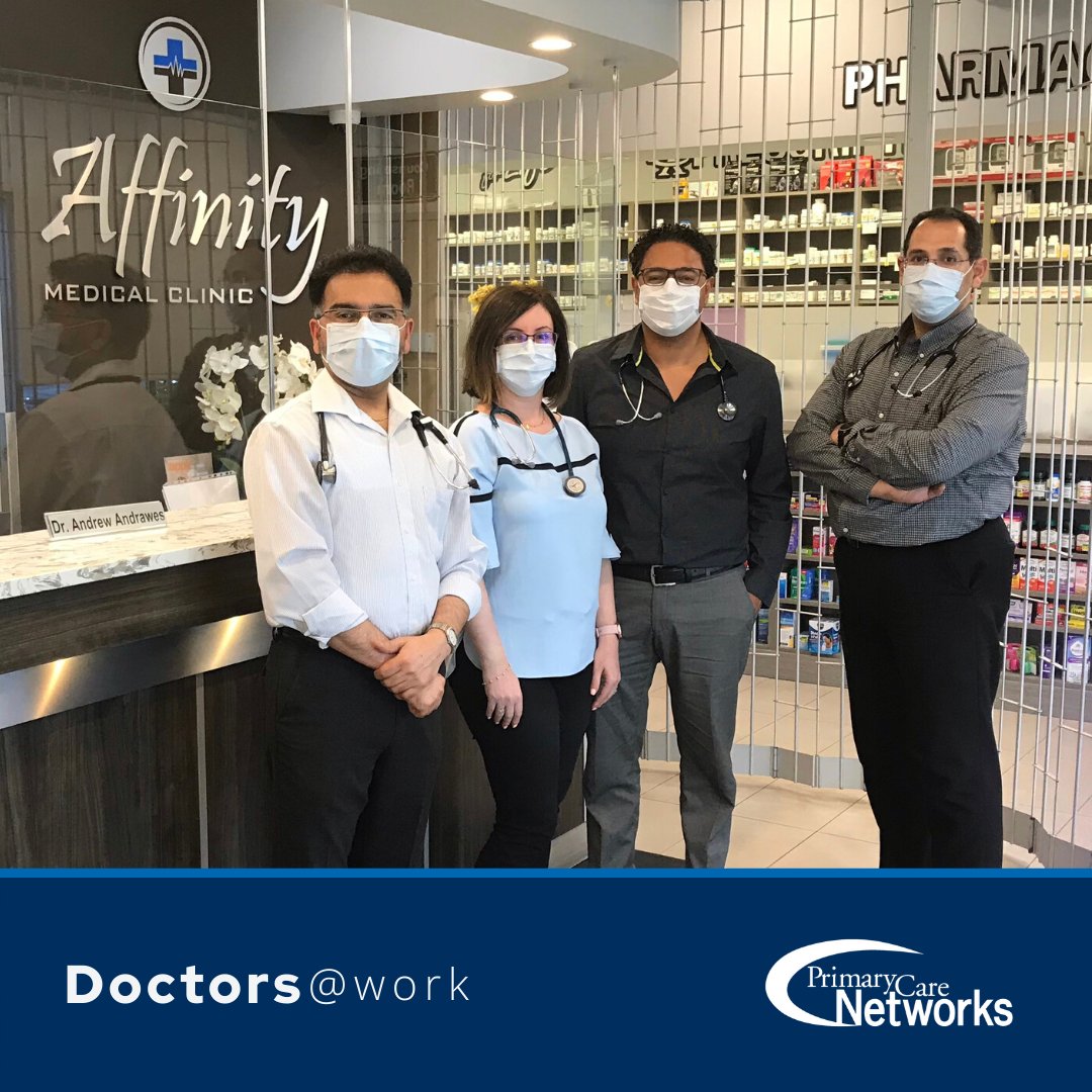 foothillspcn's tweet photo. In-person doctor appointments are a little different now.
Dr. Perry Sahni, Dr. Sarah Alhur, Dr. Andrew Andrawes & Dr. Victor Abdelmalak, like many family doctors, are providing in-person & virtual appointments during the COVID-19 pandemic https://t.co/vmIPpB6mGb #doctorsatwork https://t.co/LVBbVZRmtr