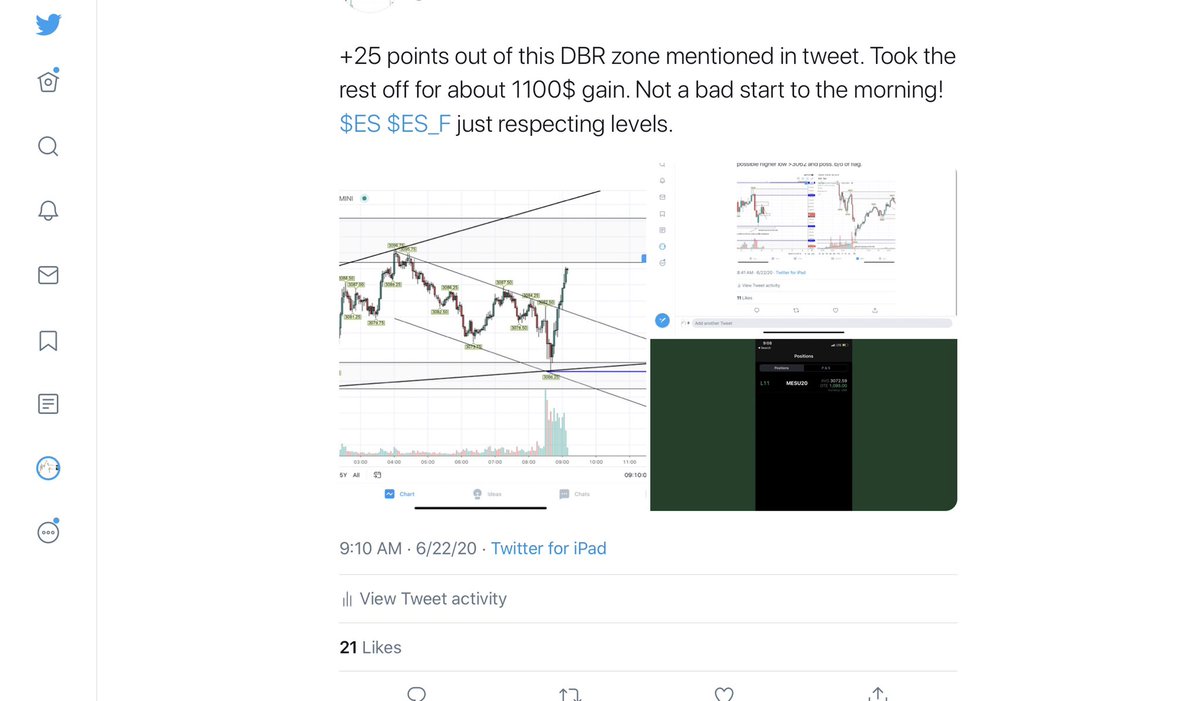 korinek_trades's tweet photo. Good day & green. Stuck with the plan, locked in profits and didn’t force any trade. Just rode the trend and played levels. $ES plan produced about 40 points as we almost hit my 3125 target. Following the process and trading #robotically focusing on quality versus quantity $SPY https://t.co/yh2lHz9618