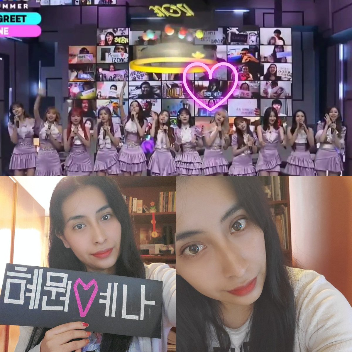 0126_siah's tweet photo. A great day together with IZONE 💕
Everlasting IZONE 💕
#Day3KCONers #KCONTACT #IZONE https://t.co/Lr9MYCniho