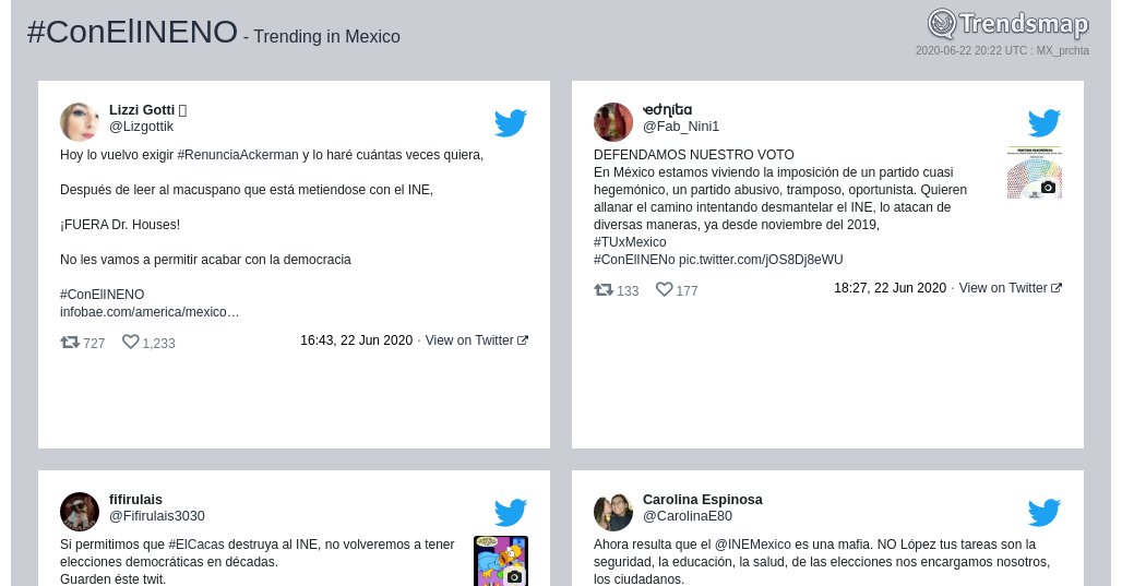 #conelineno es ahora una tendencia en Mexico

trendsmap.com/r/MX_prchta