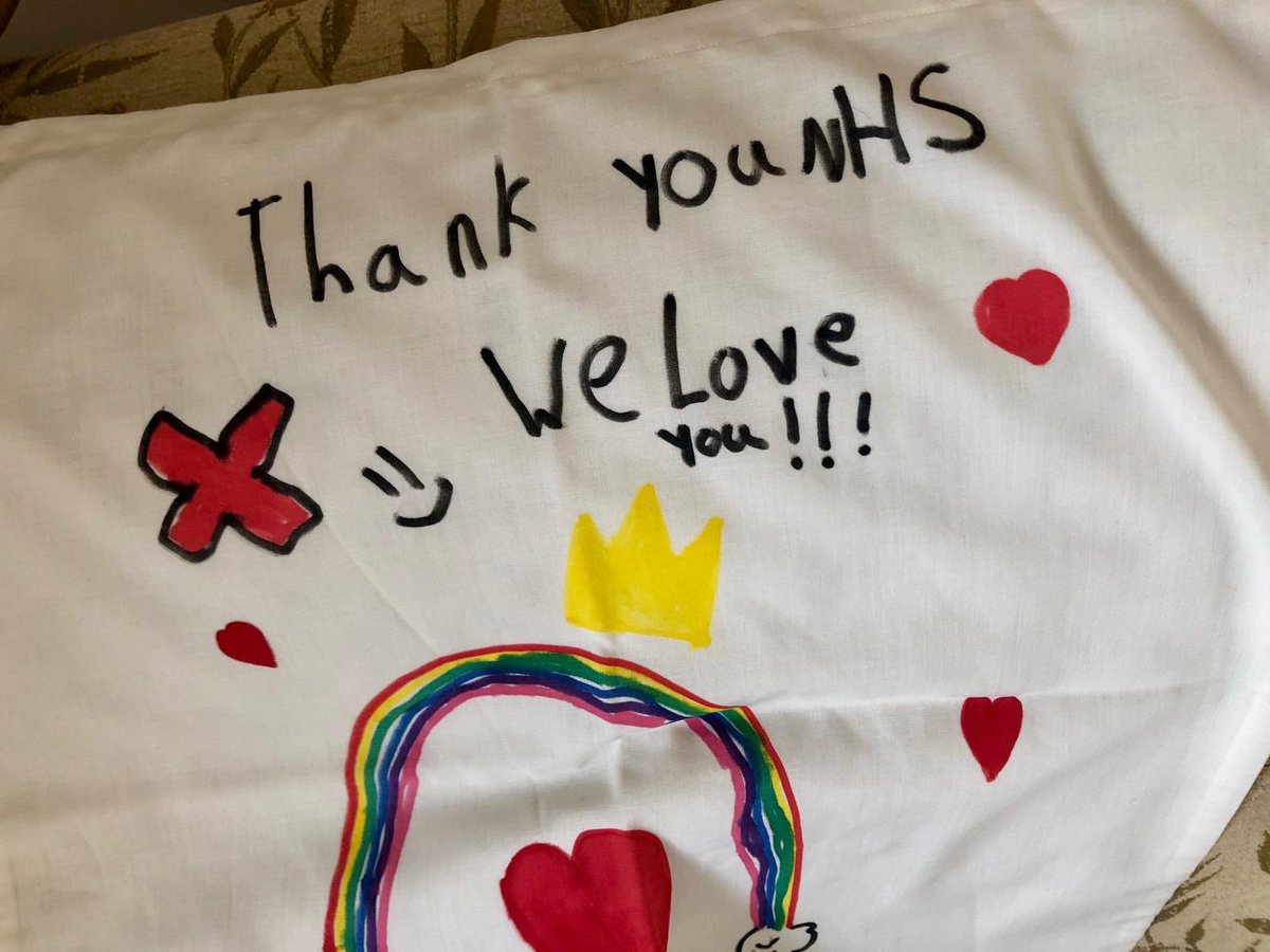 The children at <a href="/NLuffenhamSch/">Headteacher</a> 
have given these washbags a wonderful splash of colour, hope, gratitude &amp; vibrancy. They’ve been sent to ICU <a href="/PboroCityHosp/">Pboro City Hospital</a> 

Never has a truer word been spoken, "Be Strong, Be Happy, Smile, Stay Safe"