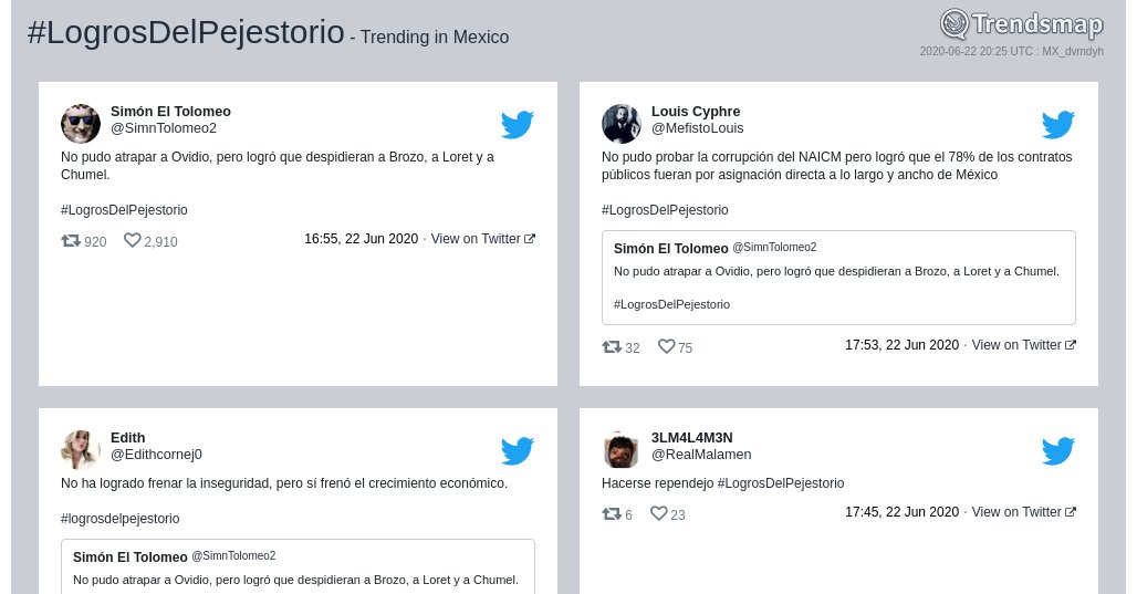 #logrosdelpejestorio es ahora una tendencia en Mexico

trendsmap.com/r/MX_dvmdyh