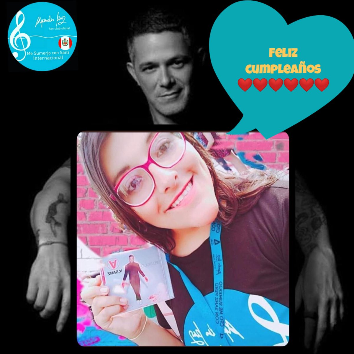 Feliz cumpleaños @Jany2b sabes que te quiero mucho y deseo lo mejor para ti y lo mejor es el saludo de nuestro <a href="/AlejandroSanz/">Alejandro Sanz</a> ❤️❤️❤️🥳🎂