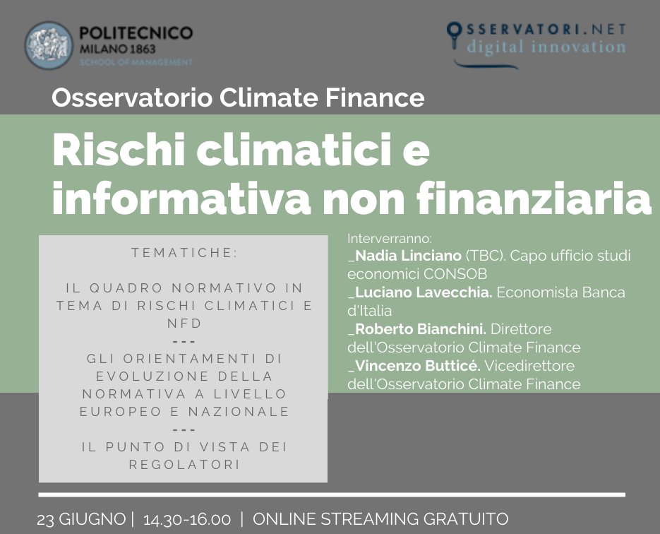 OsservaMiniBond's tweet photo. domani ore 14.30 in diretta su https://t.co/suBCXXXZpE #climatechange #climatefinance #ESG https://t.co/oobulfzozL