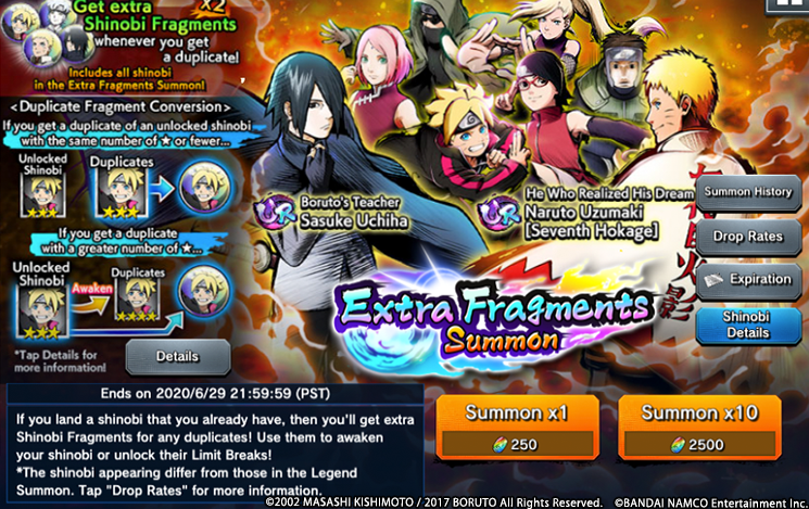 Crunchyroll Games Get Extra Fragments For Boruto S Teacher Sasuke And He Who Realized His Dream Naruto In Naruto X Boruto Ninja Tribes Now T Co Nykdbxxeck T Co 52kfra6eb0 Twitter