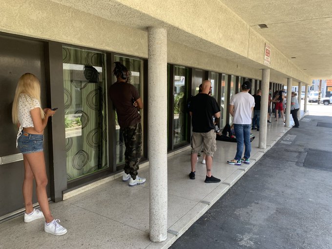 It looks like production is back in full swing. I&rsquo;ve never seen a line like that in front of of Talent