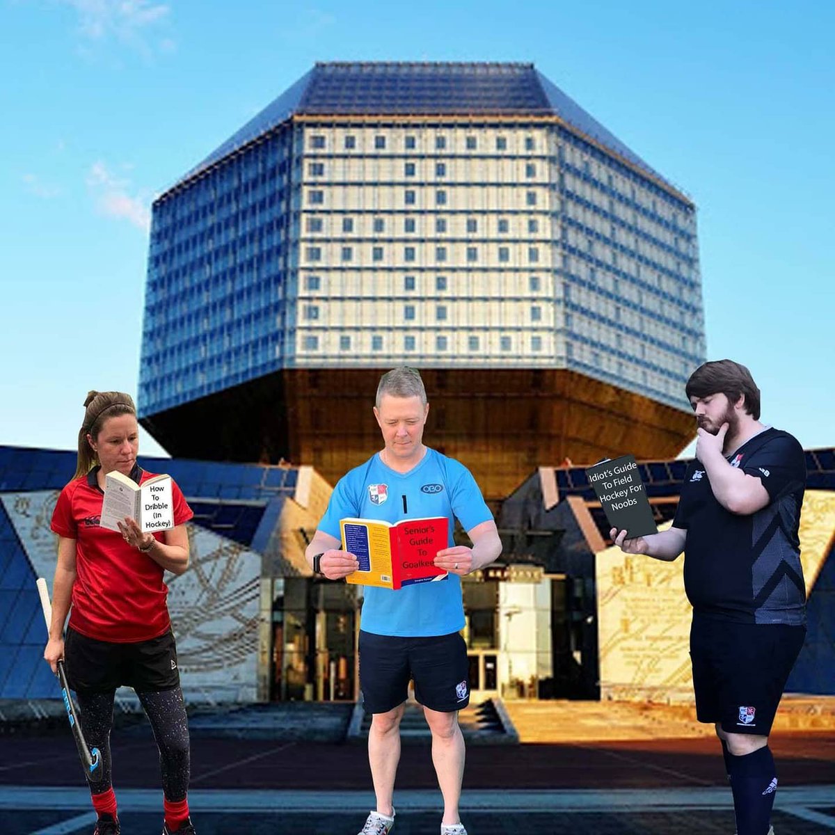 We're flying along the #RoadToTokyo in our <a href="/ScottishHockey/">Scottish Hockey</a> #clubpledge challenge! Here are the team visiting the Royal Castle in Warsaw &amp; National Library of Belarus in Minsk. 
justgiving.com/fundraising/ab…