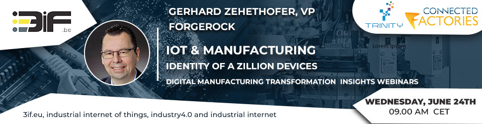 3IFconsortium's tweet photo. June 24th 2020, Wednesday, 9AM CET 
Industrial IoT and IoT asset management, digital identities, with Gerhard Zehethofer, VP of #IoT @ForgeRock.
#ArtificialIntelligence #Industry40 #Industrial #IndustrialIoT #InternetOfThings #SmartDevices 
Register to https://t.co/MvtUDLY8co https://t.co/SoevGBB59H