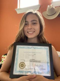 Congratulations to Anna Baylor from Hays HS!  She is one of five students in PLTW Biomedical Science at HHS to pass the Medical Assistant certification exam so far.  She is graduating #CareerReady!  #HCISDPrideBeginsWithYou