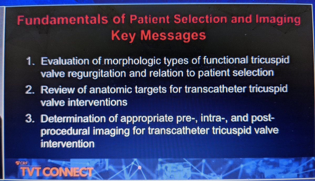 aayshacader's tweet photo. #TVTConnect #TVT2020

Transcatheter #triscupid intervention- imaging essentials
🔸Important to understand #aetiology  as #TR as outcomes differ
Conditions leading to functional vs primary TR
🔸 Multimodality imaging #Echofirst #YesCCT 

#CardioTwitter #CardioEd @crfheart @TCTMD https://t.co/Ly6NmKj8og