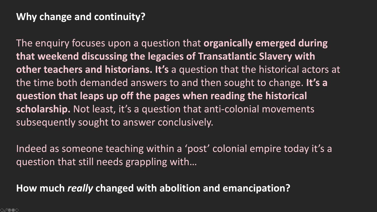 The blog details the important stuff: the way the texts and sources interacted, Michel-Rolph Trouillot's work on the silences in history, the care & intellectual nurture from  @Justice2History  @histassoc & others over the personally challenging, sensitive task of teaching slavery.