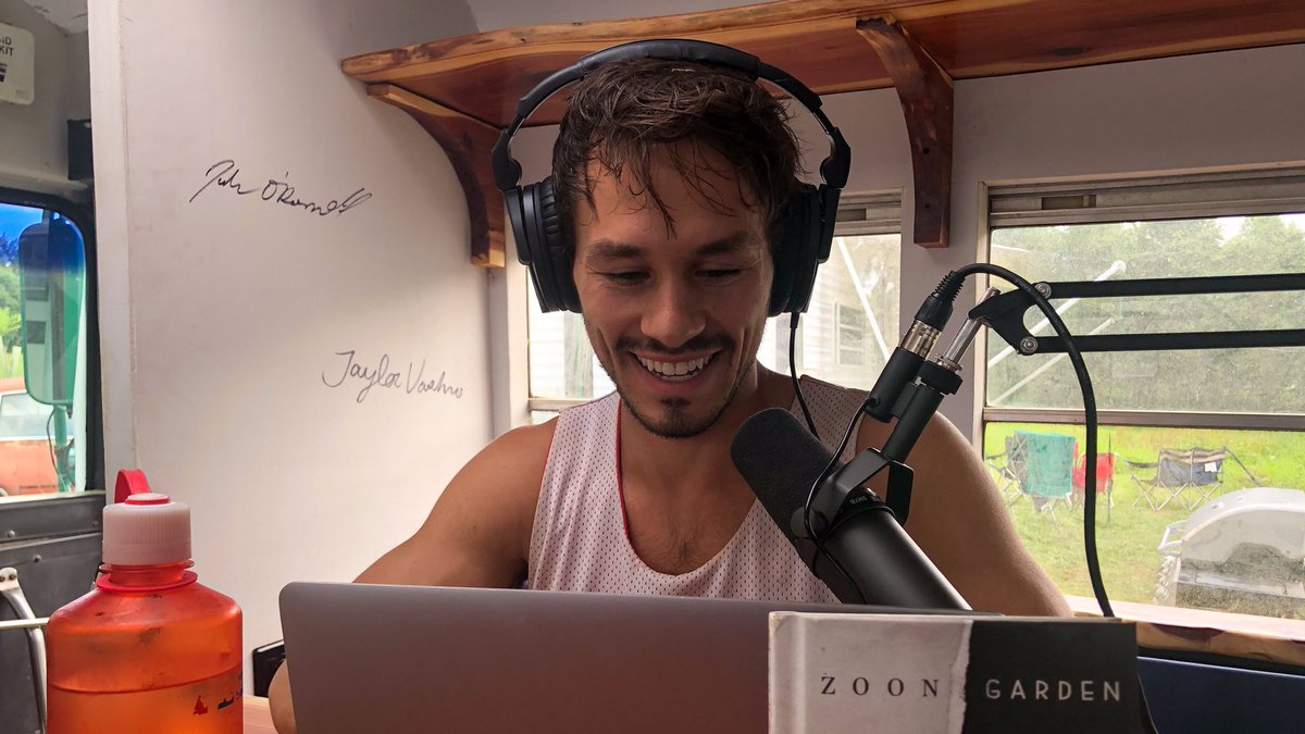 odonnell_author's tweet photo. Recording the first episode today for my podcast coming out called #NewRoads. Really trying to open up the conversation and meet some great new people. Keep your heads up https://t.co/tzTUsYjW9n