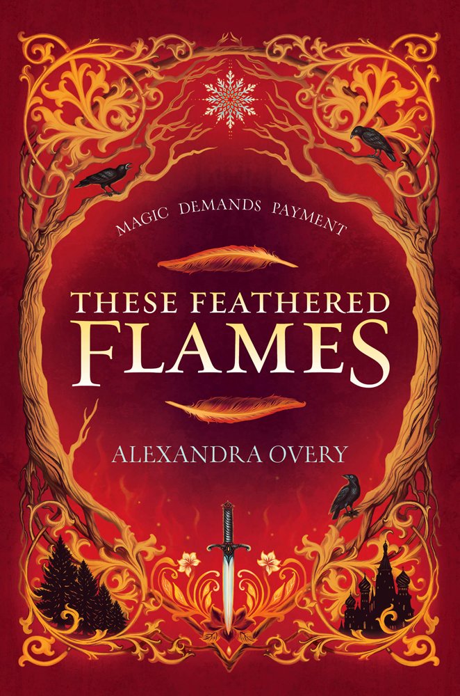 THESE FEATHERED FLAMES,  @alexandraoveryAs twin heirs, Izaveta and Asya's fates were decided long ago. But when the queen, their mother, dies, and a new ruler must be crowned, they’ll discover who they can trust—and who they can love.GR:  http://bit.ly/2Z0PxZx 