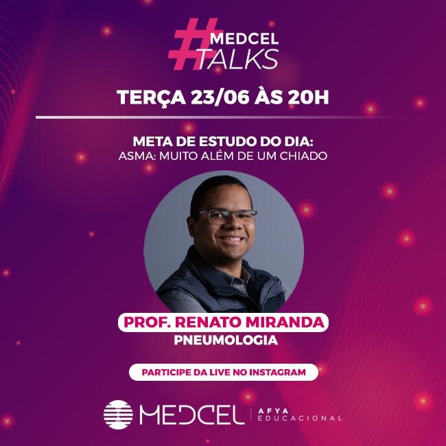 uninovafapiaui's tweet photo. O próximo #MedcelTalks já tem data marcada! Então já agenda qual será a meta de estudo para amanhã, às 20h: "Pneumologia -
Asma: muito além de um chiado", com o professor Renato Miranda. Esperamos vocês! #afyaeducacional #meceltalks #medicina #estudos #pneumologia #asma https://t.co/HXop7Otv7Q