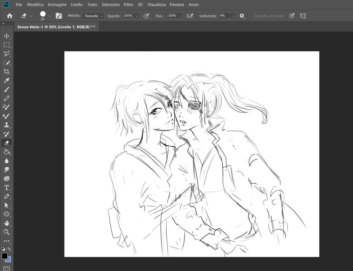 Jadeishh's tweet photo. I know I'M SUPER LATE but here's a quick wip for my upcoming art! tonight I serve you some cute Otae and Kyuubei for #PrideMonth2020 🥺❤️ can't wait to finish this🥰
#gintama #kyuubeiyagyuu #otaeshimura #otaexkyuubei #Pride https://t.co/0FYZEvL0Lv