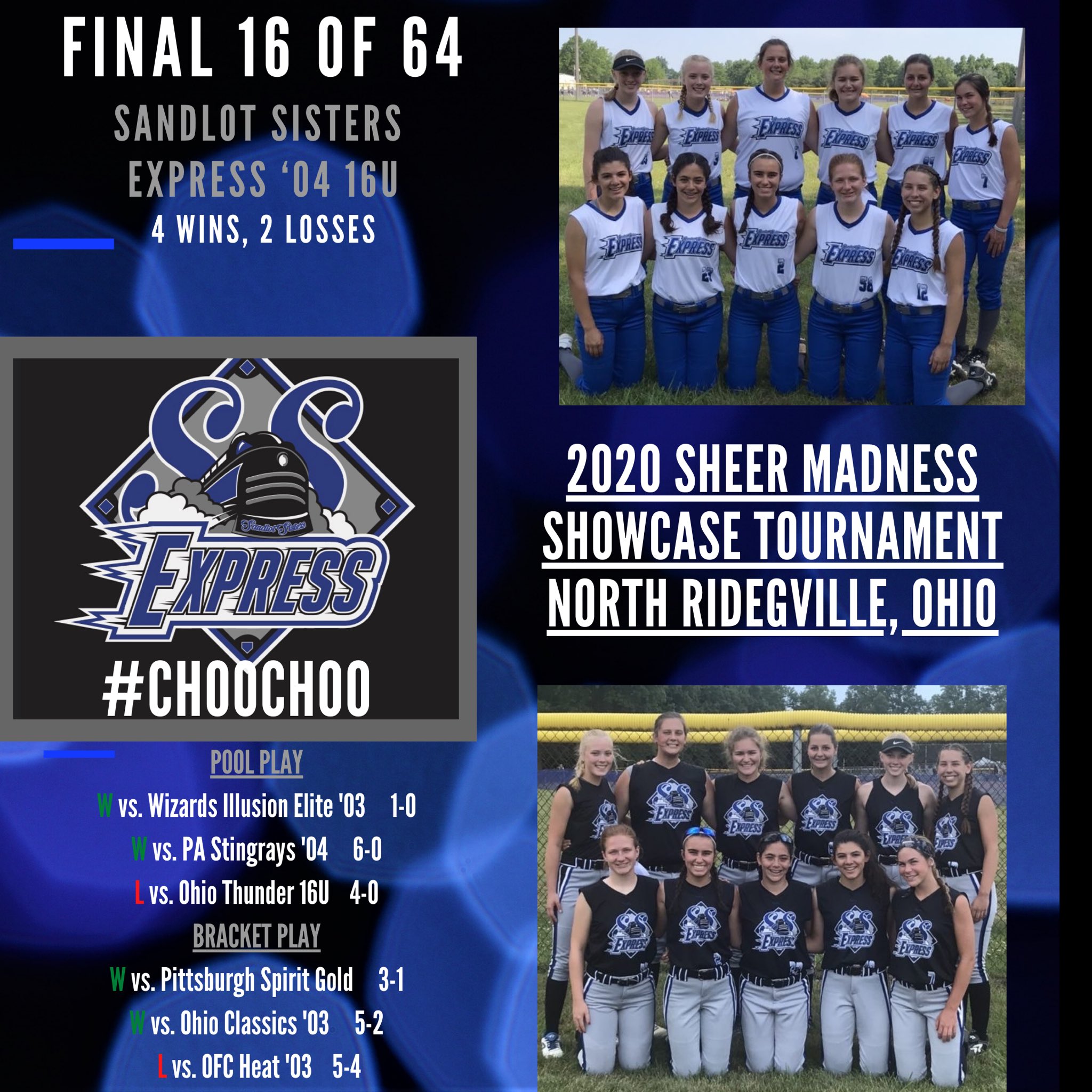 Sandlot Sisters Express Softball ‘04 on Twitter "We finished in the