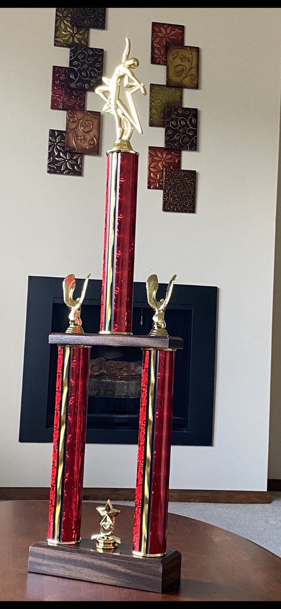 NYDCIndiana's tweet photo. Trophy fit for a champion! #hiphopdancecompetition https://t.co/x3DsFiQBEF