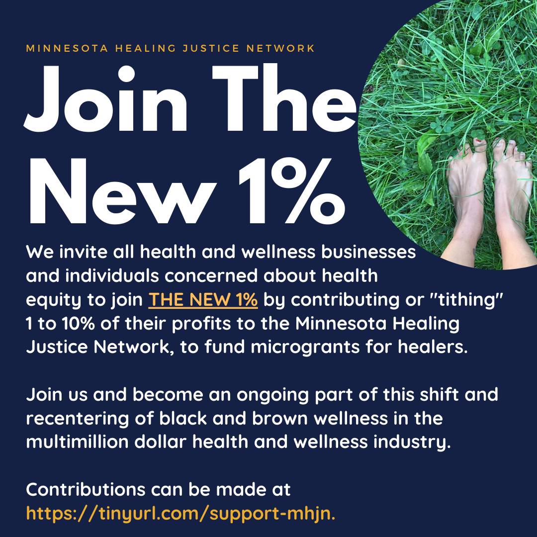 MnHealing's tweet photo. Are you ready to join us in The New 1%? 

Fill out the form on the link below https://t.co/bKLdEU2CL4

Or

Visit https://t.co/ySporSUZUQ to contribute to the cause. 

#healers #BIPOCsupport #blm #minnesotastrong #BIPOCmagic https://t.co/vMHS00P3Yo