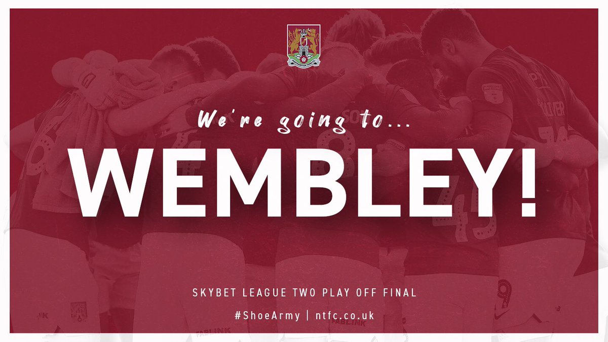 We’re going to Wembley! 👞